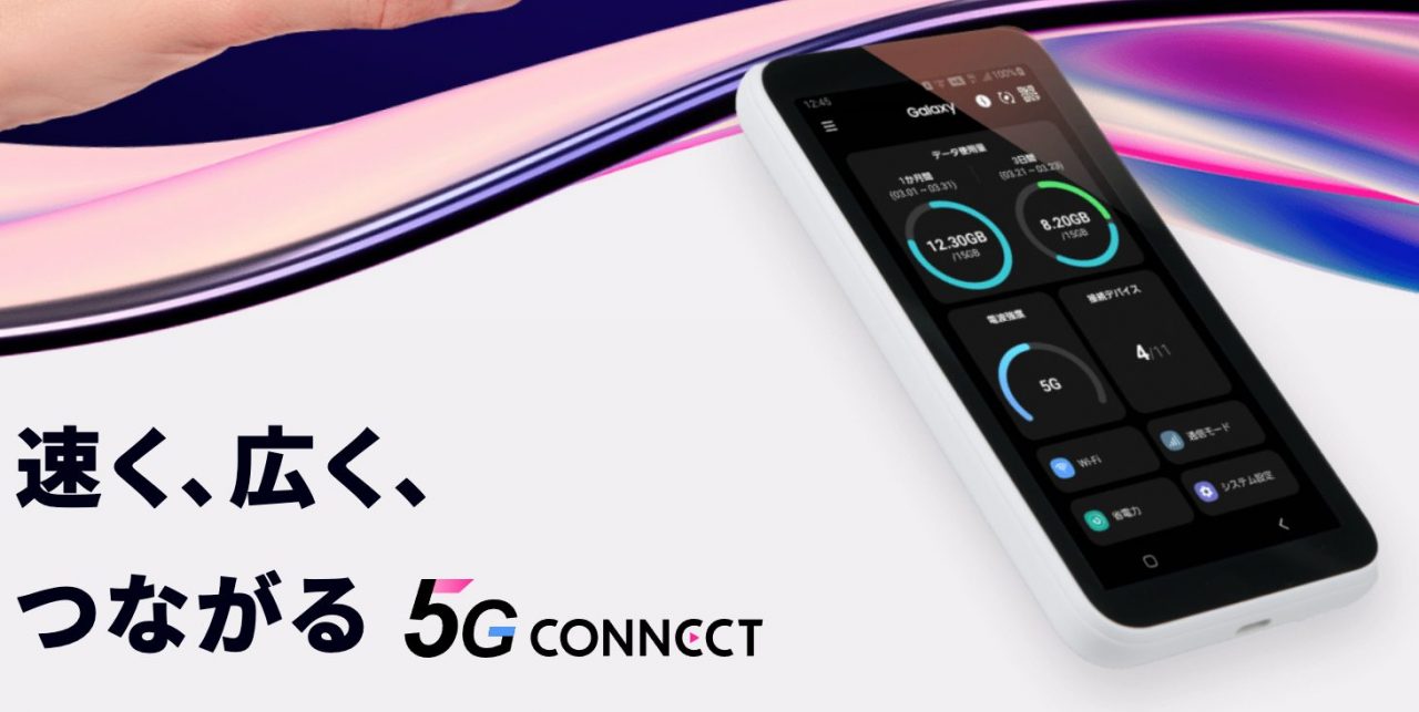 5G CONNECTの端末