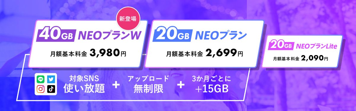 NUROモバイルのNEOプラン