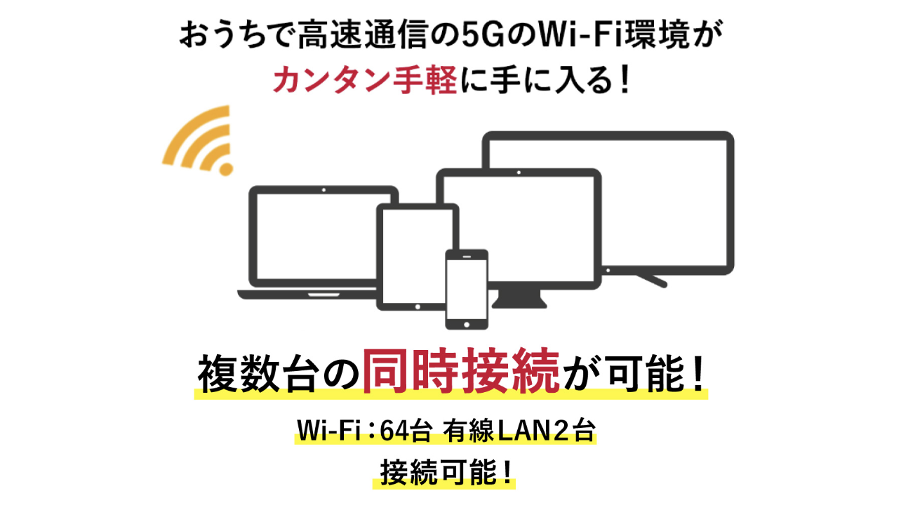 工事不要でWi-Fi環境が整う！ドコモのホームルーター| ドコモオンラインショップ | NTTドコモ