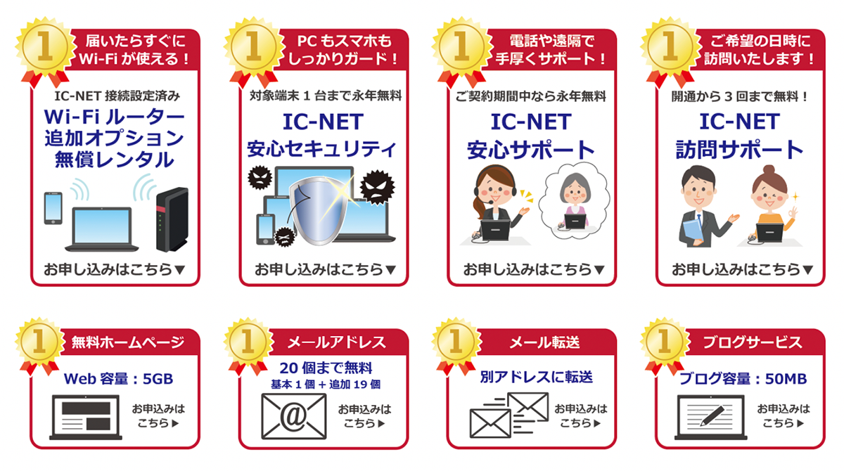 ic-net ドコモ光コース