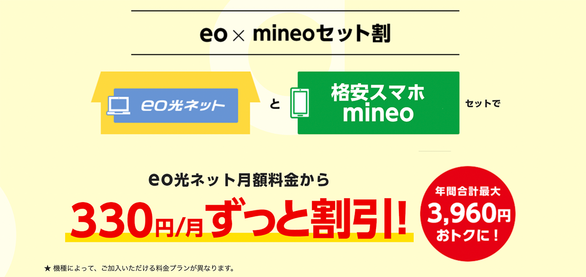 eo × mineoセット割｜光回線のeo光 [イオ] 公式サイト