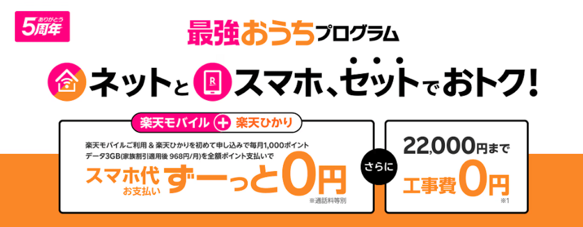Rakuten光 キャンペーンページ