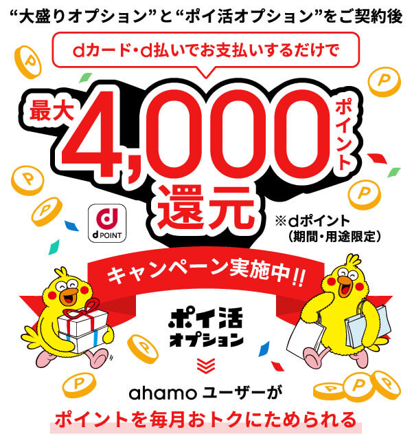 ahamo ポイ活キャンペーン