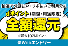 分割払い・リボ払いご利用キャンペーン