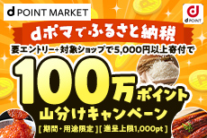 ふるさと納税100万ポイント山分けキャンペーン
