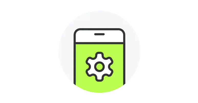 モバイルデータ通信をするための設定手順