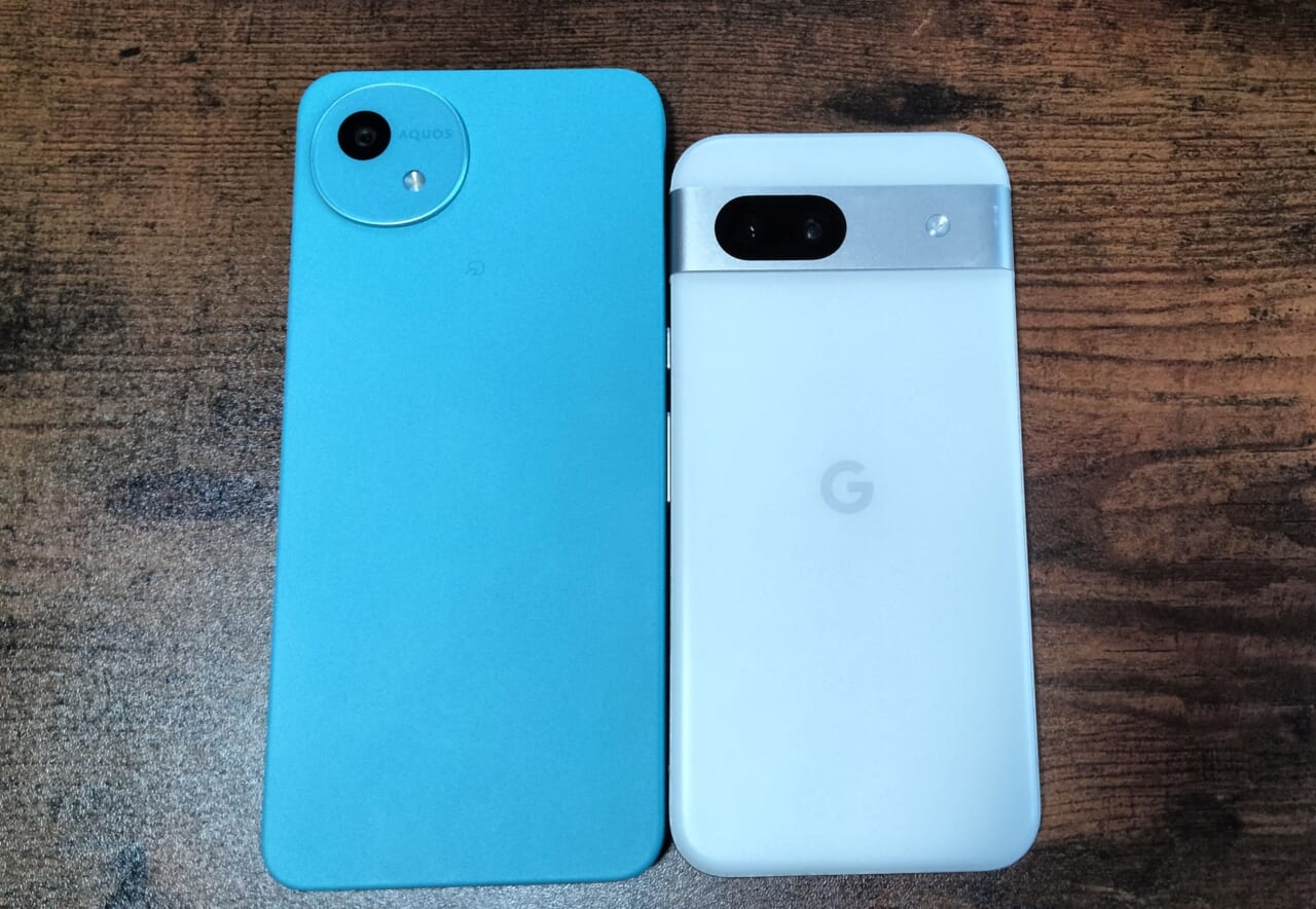 AQUOS wish5とGoogle Pixel 8a比較