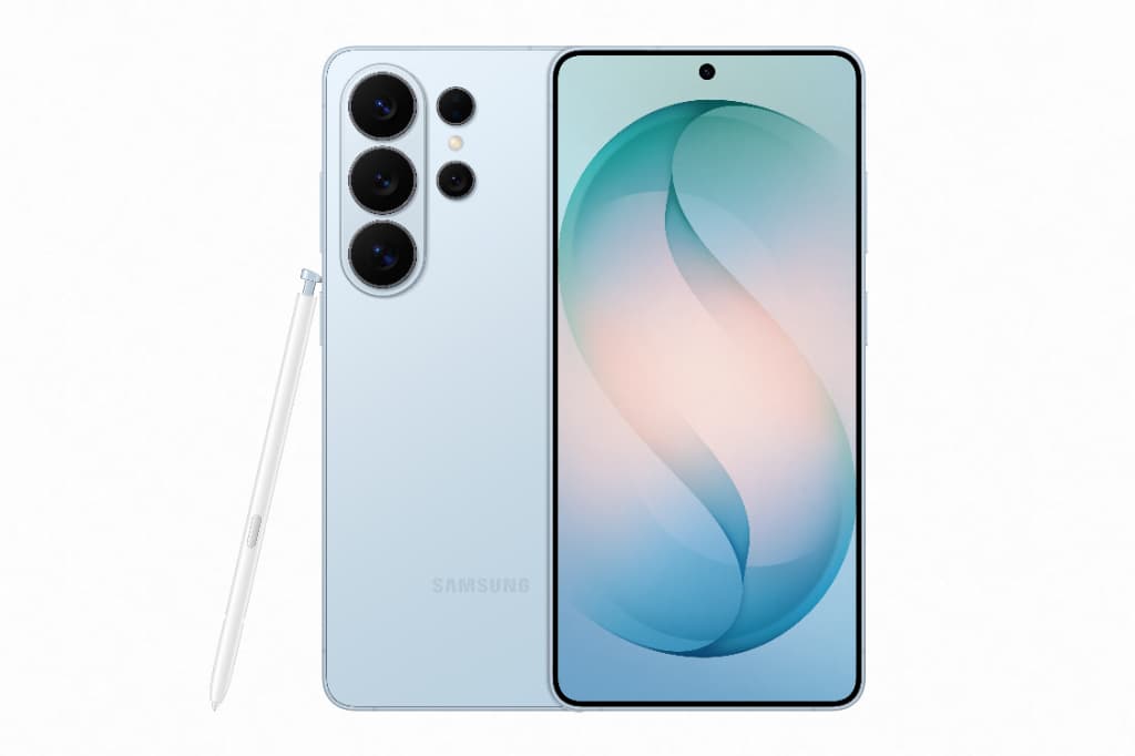 galaxys26Ultraの外観(スカイブルー)